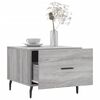 vidaXL Couchtische 2 Stk. Grau Sonoma 50x50x40 cm Holzwerkstoff