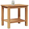 vidaXL Couchtisch Braun 50 x 35 x 45 cm Teak-Massivholz
