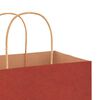 vidaXL Papiertragetaschen 250 Stk. mit Henkeln Rot 32x12x42 cm