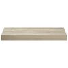vidaXL Schwebende Wandregale 2 Stk. Eichefarben 50x23x3,8cm MDF