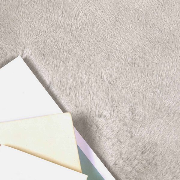 vidaXL Kunstfell Hasen Teppich Olite Beige 60 x 90 cm Polyester
