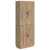 vidaXL Schrankset 2 pcs Artisan-Eiche Holzwerkstoff