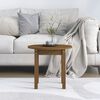 vidaXL Couchtisch Honigbraun &Oslash; 45x40 cm Massivholz Kiefer