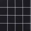 vidaXL Gartenbank-Auflagen 2 Stk. Schwarz Karomuster 120x50x7 cm Stoff