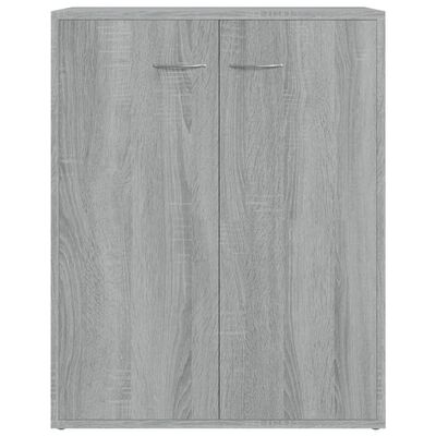 vidaXL Sideboard Grau Sonoma 60x30x75 cm Holzwerkstoff