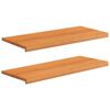 vidaXL Fensterb&auml;nke 2 stk. Hellbraun 100 x 40 x 2 cm Massivholz Buche