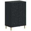 vidaXL Schuhschrank DELFT 59,5 x 39,5 x 90 cm Holzwerkstoff Schwarz