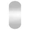 vidaXL Wandspiegel 25x60 cm Glas Oval