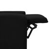 vidaXL Massagesessel mit Aufstehhilfe Schwarz Stoff