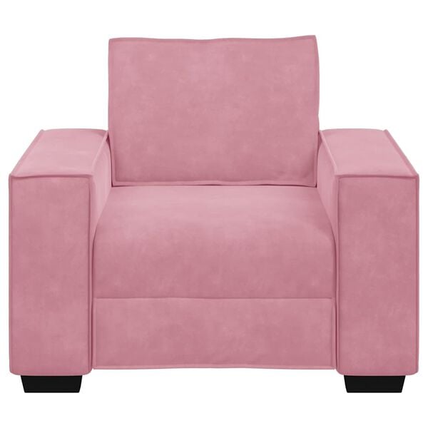 vidaXL Sessel Rosa 100x78x84 cm Samt