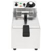 vidaXL Elektro-Fritteuse Edelstahl 6 L 2000 W