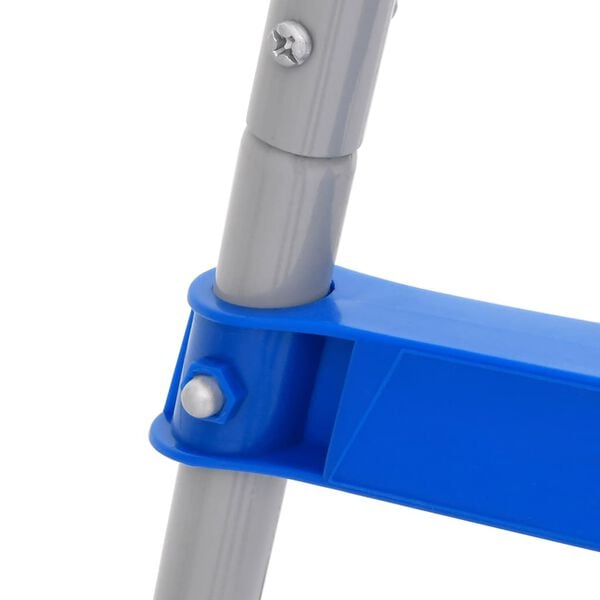 vidaXL Pool-Leiter f&uuml;r Aufstellpools 84 cm Stahl und Kunststoff