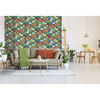 DUTCH WALLCOVERINGS Tapete Fisch/Blume Blau