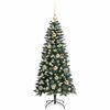 vidaXL K&uuml;nstlicher Weihnachtsbaum mit 150 LEDs mit St&auml;nder Gr&uuml;n 120 cm