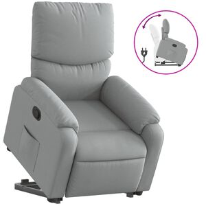 vidaXL Relaxsessel mit Aufstehhilfe Elektrisch Weinrot Stoff