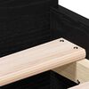 vidaXL Bettrahmen Schwarz Eichen-Optik 193 x 78 x 50 cm Holzwerkstoff