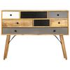vidaXL Sideboard 110 x 30 x 82 cm Massivholz Mango
