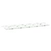 vidaXL Bankpolster Oxford-Stoff Blattdesign 180 x 50 x 3 cm