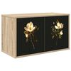 vidaXL Wandmontierter TV-Schrank BREMEN 69 x 33 x 40 cm Sonoma-Eiche