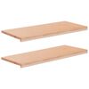 vidaXL Fensterb&auml;nke 2 stk. Natur 90 x 40 x 2 cm Massivholz Buche