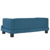 vidaXL Hundebett Blau 80x45x30 cm Samt