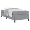 vidaXL Boxspringbett Hellgrau 80 x 200 cm Stoff