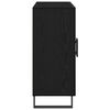 vidaXL Sideboard Schwarz Eichen-Optik 90 x 34 x 80 cm Holzwerkstoff