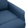 vidaXL Relaxsessel Blau Stoff
