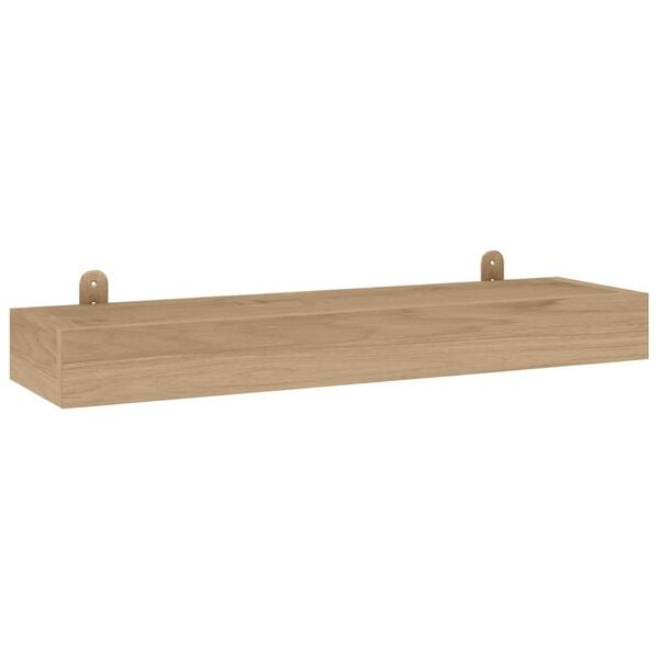 vidaXL Wandregale 2 Stk. 60x15x4 cm Massivholz Teak