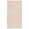 vidaXL Shaggy-Teppich Beige 120x183 cm Polyester
