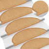 vidaXL Stufenmatten Selbstklebend Sisal-Optik 30Stk. 65x21x4cm Sisal