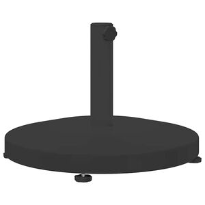 vidaXL Sonnenschirmst&auml;nder 24.6 kg Schwarz Rund