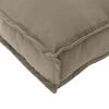 vidaXL Kissen Taupe 150 x 40 x 8 cm Oxford-Stoff