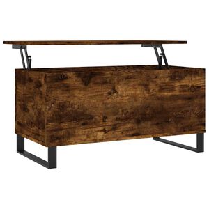 vidaXL Couchtisch R&auml;uchereiche 90x44,5x45 cm Holzwerkstoff