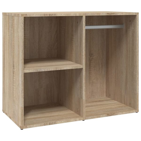vidaXL Regal f&uuml;r Schminktisch Sonoma-Eiche 80x40x65 cm Holzwerkstoff