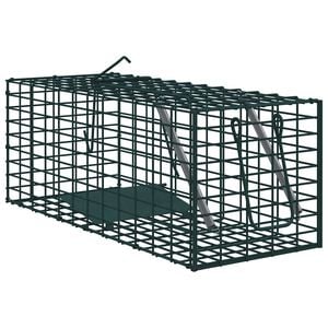 vidaXL Tierfalle Anthrazit 31 x 13 x 12cm Stahl