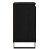 vidaXL Sideboard Schwarz Eichen-Optik 40 x 35 x 70 cm Holzwerkstoff