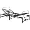 vidaXL Elektrisch verstellbares Bettgestell Schwarz 75 x 190 cm Stahl