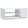 vidaXL Couchtisch Hochglanz-Weiß 102x55x43 cm Holzwerkstoff