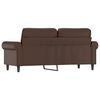 vidaXL 2-Sitzer-Sofa Braun 140 cm Kunstleder