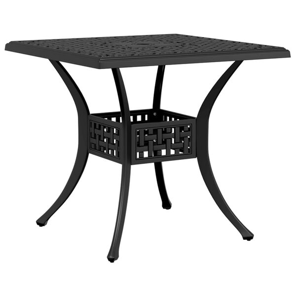 vidaXL 3-tlg. Bistro-Set Schwarz Aluminiumguss