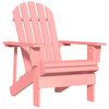 vidaXL Adirondack-Gartenstuhl Massivholz Tanne Rosa