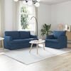 vidaXL Sofa 2 pcs Blau Gesamtabmessungen: 162 x 80 x 85 cm (B x T x H)