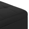 vidaXL Aufbewahrungsottomane Schwarz 60 x 60 x 45 cm Kunstleder