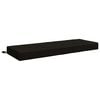 vidaXL R R&uuml;ckenkissen SOEST 100 % Polyester Schwarz 120 x 40 x 10 cm