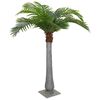 vidaXL Palme K&uuml;nstlich 15 Bl&auml;tter 200 cm Gr&uuml;n