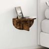 vidaXL Wandregal Ger&auml;ucherte Eiche 38 x 19 x 19 cm Holzwerkstoff