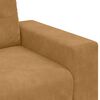 vidaXL Zweisitzer-Sofa Braun 180x77x82 cm Samt