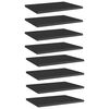 vidaXL B&uuml;cherregal-Bretter 8 Stk. Hochglanz-Schwarz 40x30x1,5 cm