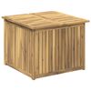 vidaXL Gartenlagerbox Massives Akazienholz 70,5 x 68,5 x 53,5 cm